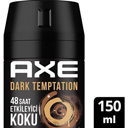 Axe Deodorant Dark Temptation Chocolate 150 Ml