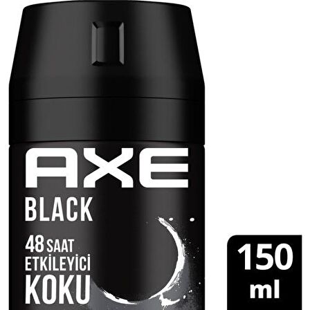 Axe Deodorant Black 150 Ml