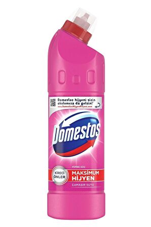 Domestos Maksimum Hijyen Pembe Güç Normal Jel Çamaşır Suyu 750 ml