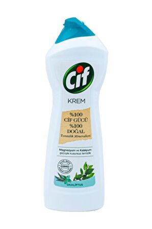 Cif Güç & Işıltı Mutfak ve Banyo Temizleyici Krem 750 ml