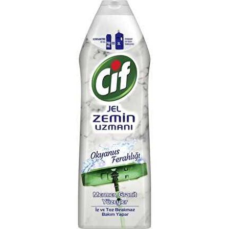 Cif Okyanus Ferahlığı Granit Jel Yüzey Temizleyici 750 ml 