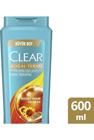 Clear Women Tüm Saçlar İçin Kepek Önleyici Tohum Özleri Şampuan 600 ml