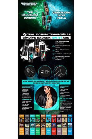 Axe Apollo Erkek Sprey Deodorant 150 Ml (2 Adet)
