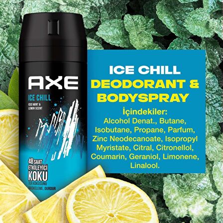 Axe Men Deodorant Ice Chill 150 ML - 4'lü Avantaj Paketi