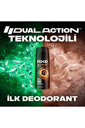 Erkek Deodorant Dark Temptation 150 mll 3'lü Avantaj Paketi  8690637981494-003