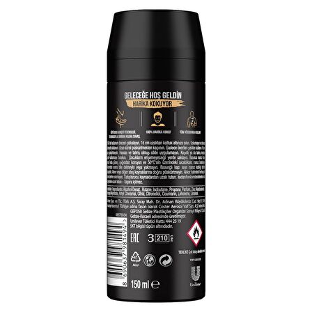 Axe Men Deodorant Dark Temptation 150 ML - 6'lı Avantaj Paketi