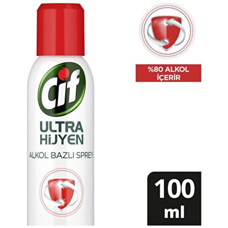 Cif Ultra Sprey Yüzey Temizleyici 3x100 ml 