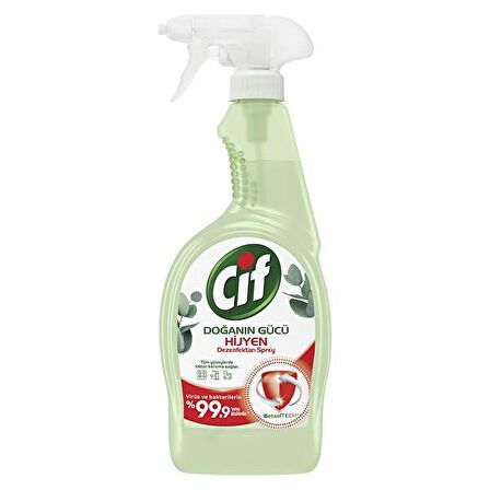 Cif Doğanın Gücü Mutfak-Banyo Yağ ve Kireç Sökücü Sprey 750 ml