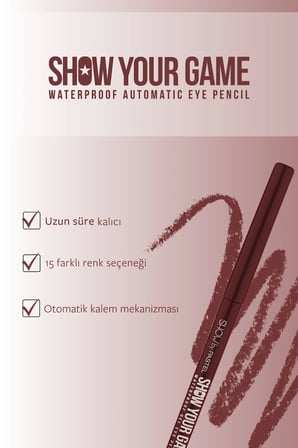 - Suya Dayanıklı Jel Göz Kalemi 415