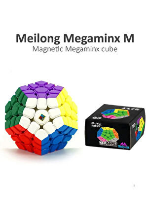 Moyu Speed Megaminx Mıknatıslı Manyetik Zeka Küpü Akıl Küpü  Küp Stickerless