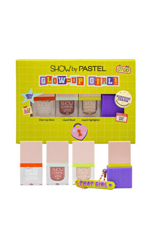 Pastel Show Mini Glow-Up Girl Allık Hıghlıghter Gloss Set