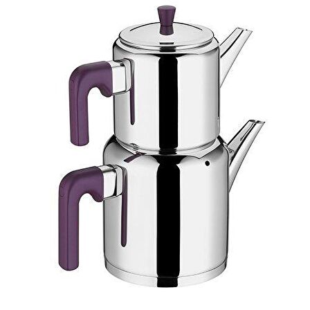 ArYıldız Roma Purple Büyük Çaydanlık Takımı