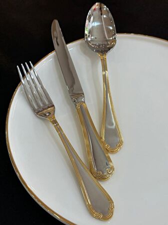 Aryıldız Lord Prestige Gold 84 Parça ÇAtal Kaşık Bıçak Takımı