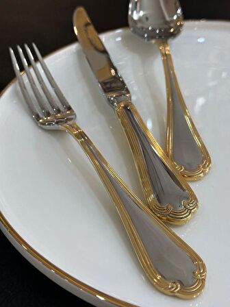 Aryıldız Lord Prestige Gold 84 Parça ÇAtal Kaşık Bıçak Takımı
