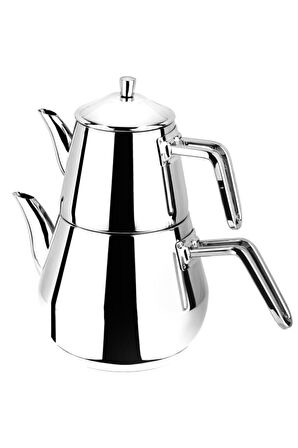 Aryıldız 10004 Kalkan Çelik Kulp Çaydanlık Takımı