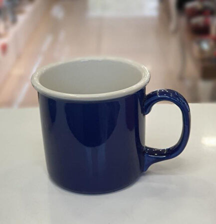Aryıldız Patara Lacivert Porselen Mug Bıg Kupa