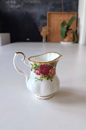 Old Country Roses England Nurantik ANTIQUE Bone China Sütlük Sosluk