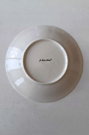 F. Bone China İngiliz Porselen Pasta Tabağı