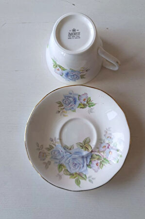 DUCHESS Fine Bone China England Vintage Duble Boy Kahve Seti 2 Parça