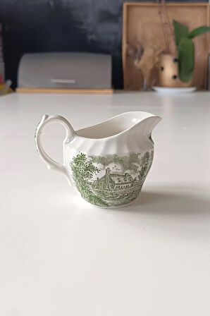 British Anchor Memory Lane Ironstone Vintage Sütlük