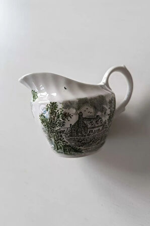 British Anchor Memory Lane Ironstone Vintage Sütlük