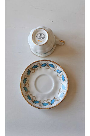 Royal Adderley Fine Bone China Vintage Duble Kahve Fincanı Seti 2 Parça