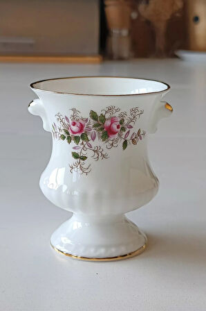 Nurantik Lavender Rose Antika Vazo 9 cm