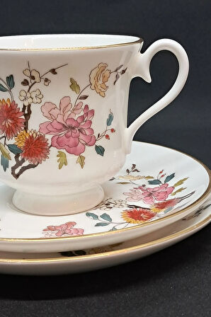 China Garden Vintage Çay Fincanı 3 Parça