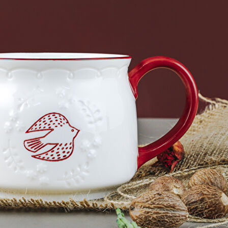 Aryıldız Red Bird Kupa 380 ml