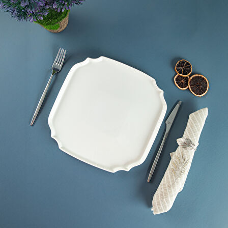 Aryıldız Lunar Kare Servis Tabağı 27 cm