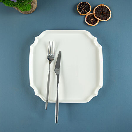 Aryıldız Lunar Kare Servis Tabağı 22 cm