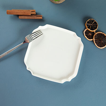 Aryıldız Lunar Kare Servis Tabağı 18 cm