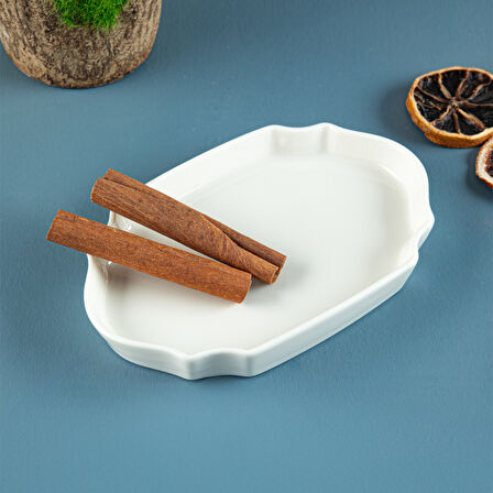 Aryıldız Lunar Kare Oval Servis Tabağı 15 cm