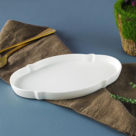 Aryıldız Lunar Oval Tabak 20 cm