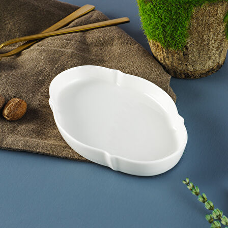 Aryıldız Lunar Oval Tabak 15 cm