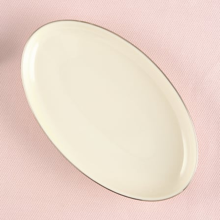 Aryıldız Hazel Platin Kayık Tabak 20 cm