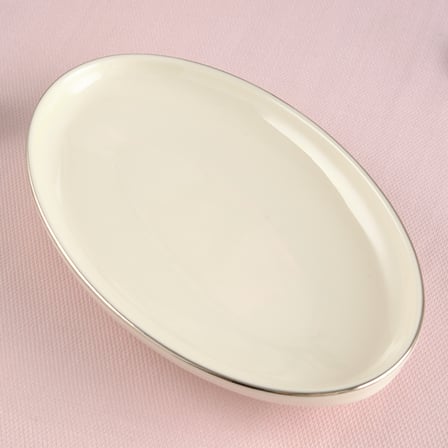 Aryıldız Hazel Platin Kayık Tabak 20 cm