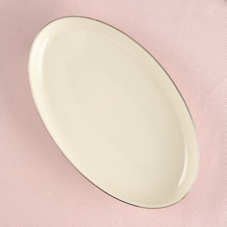 Aryıldız Hazel Platin Kayık Tabak 20 cm