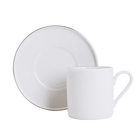 Aryıldız Hazel Platin 4 Parça 2 Kişilik Çay Fincan Takımı 200 ml