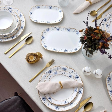 Evaliza Queen’s Flower 60 Parça Yemek Takımı