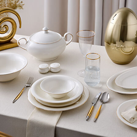 Aryıldız Diamond 60 Parça 12 Kişilik Yemek Takımı