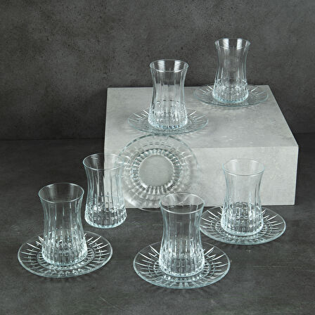 Aryıldız Fiona 12 Parça 6 Kişilik Çay Seti 110 ml
