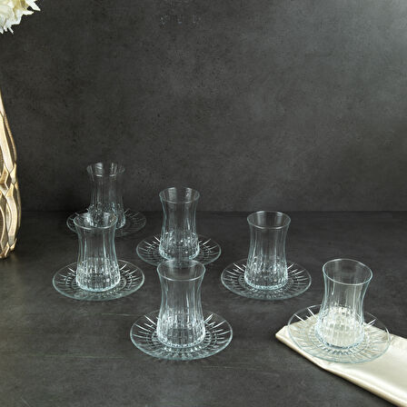 Aryıldız Fiona 12 Parça 6 Kişilik Çay Seti 110 ml