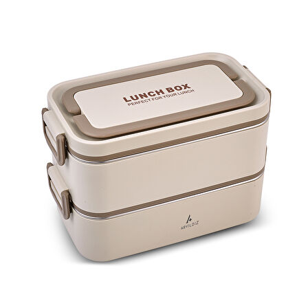 Aryıldız Bento Lunch Box Beige 2000 ml