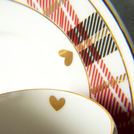 Aryıldız Celebration 4 Parça 2 Kişilik Türk Kahvesi Fincan Takımı