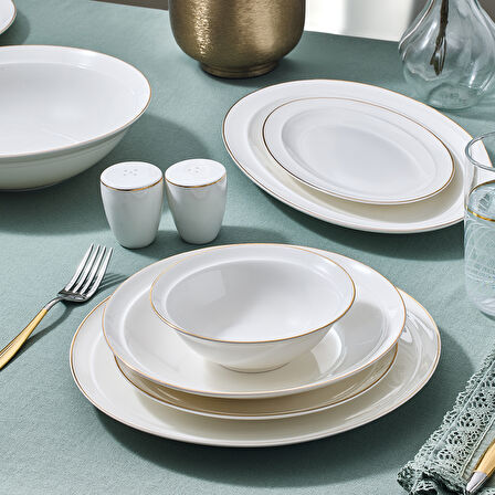 Aryıldız Crystal Provence 56 Parça 12 Kişilik Yemek Takımı