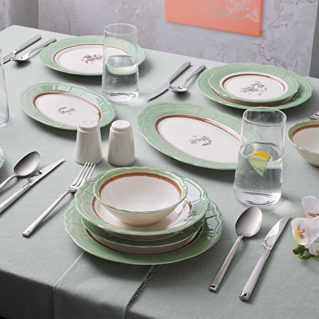 Aryıldız Jardin Mint 30 Parça 6 Kişilik Yemek Takımı