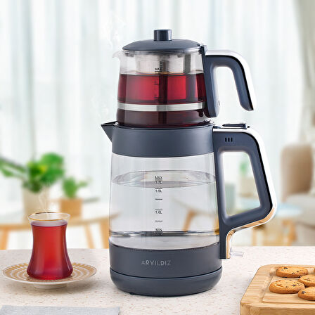 Aryıldız Glow Çay Makinesi Antrasit