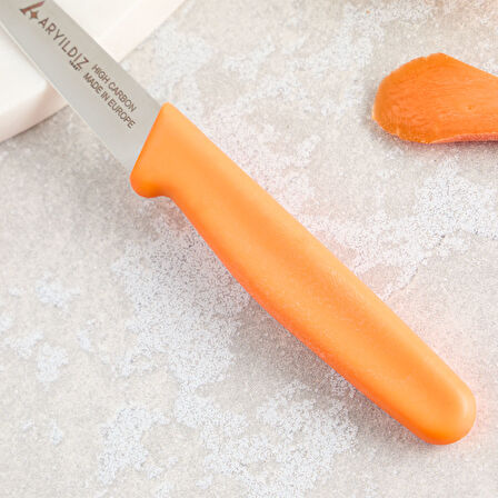 Aryıldız Daily Soyma Bıçağı Turuncu 9 cm