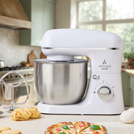 Aryıldız Power Chef Stand Mikser Krem